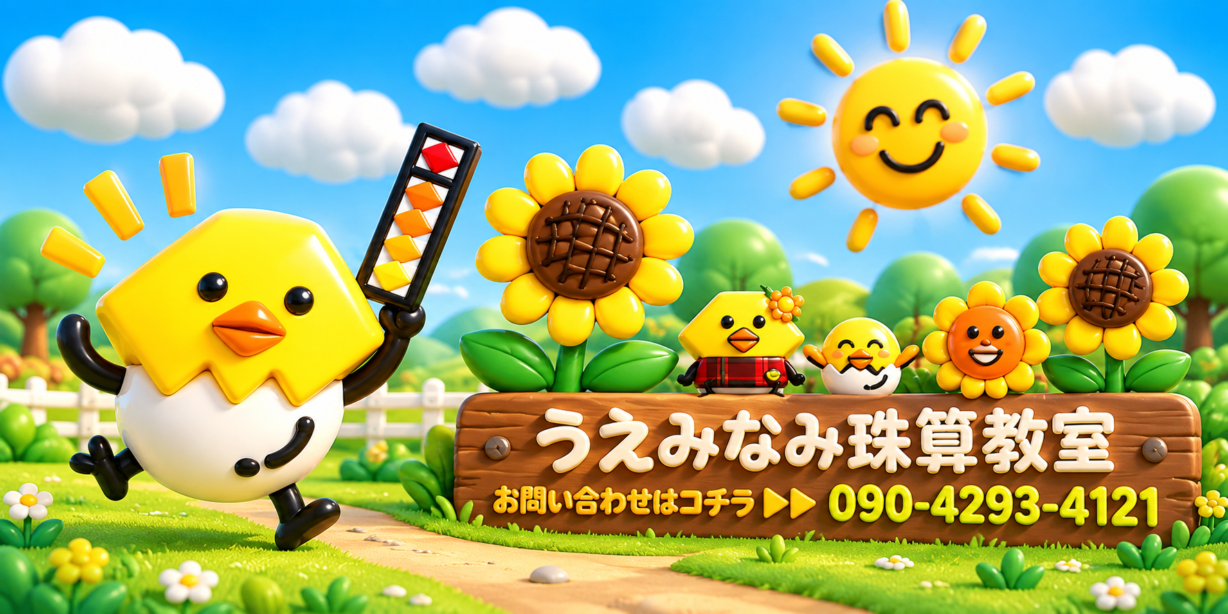 うえみなみ珠算教室のトップビジュアル